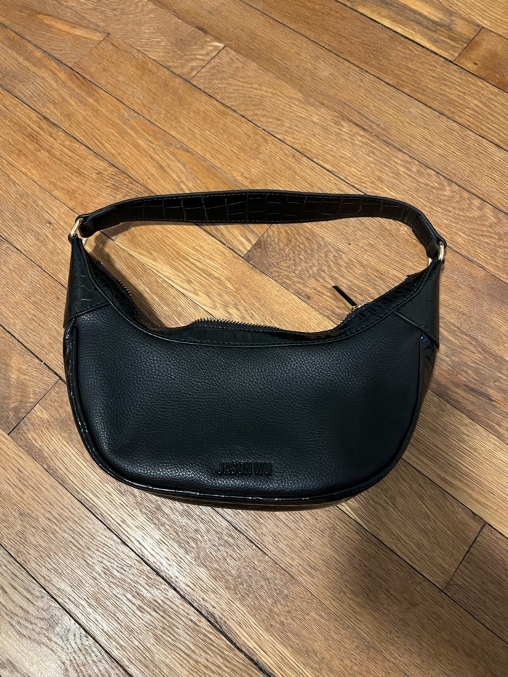 Jason Wu Black Vegan Leather Shoulder Bag